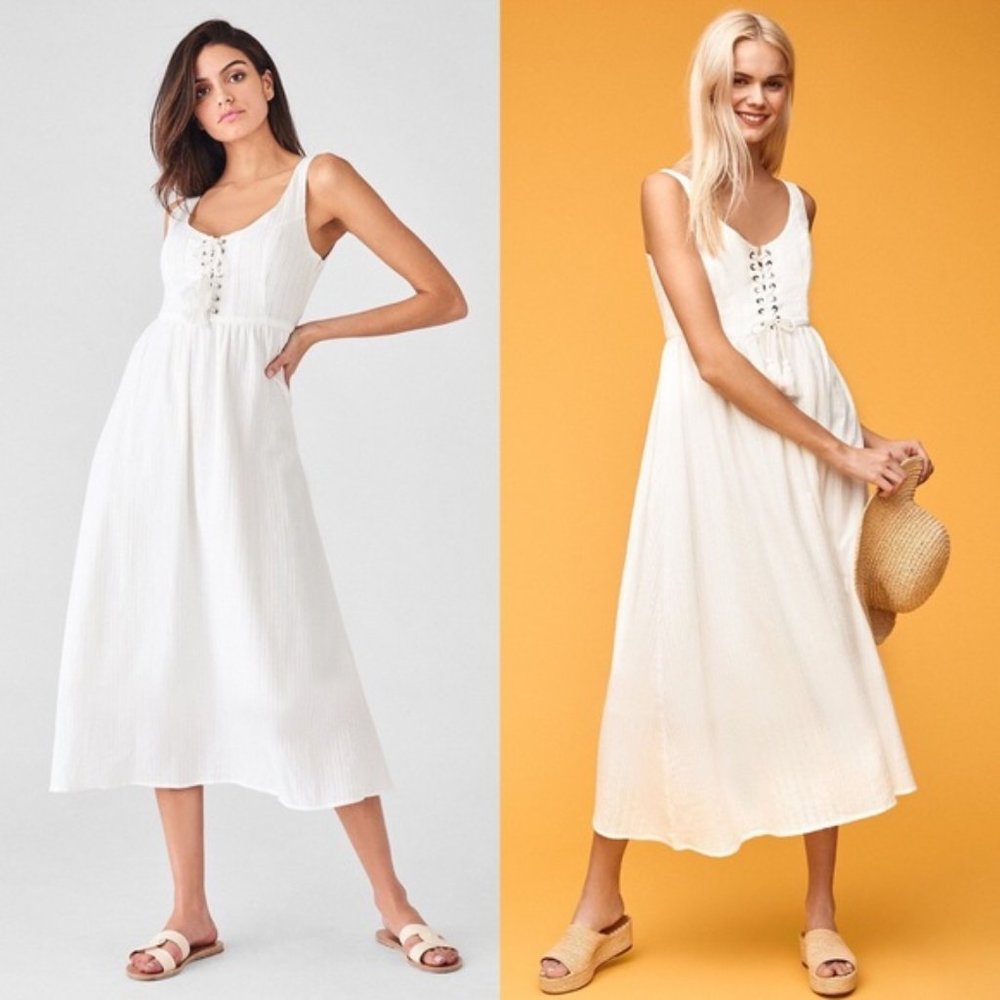 NWT DL1961 Pineapple St White Dress